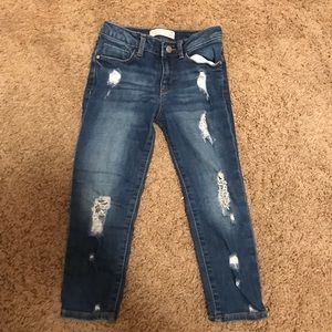 Zara distressed girls jeans size 5 adorable
